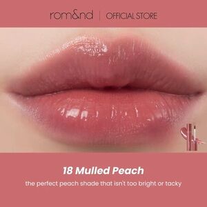 Rom&nd 18 Mulled Peach Juicy Lasting Tint- the perfect peach tone, neutral